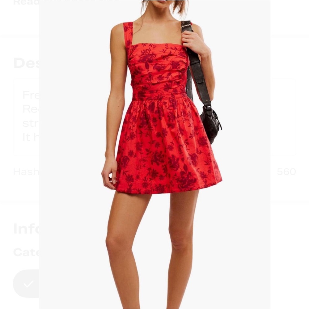 Free People - Meet Me in Maui Red size S - Picture 8 of 8